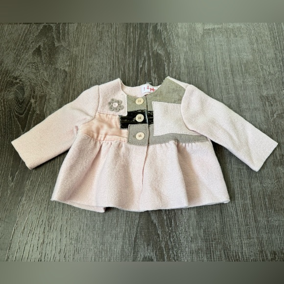 IL GUFO***Pink Jacket for Baby Girl***3 Mo. $288 - Picture 1 of 5